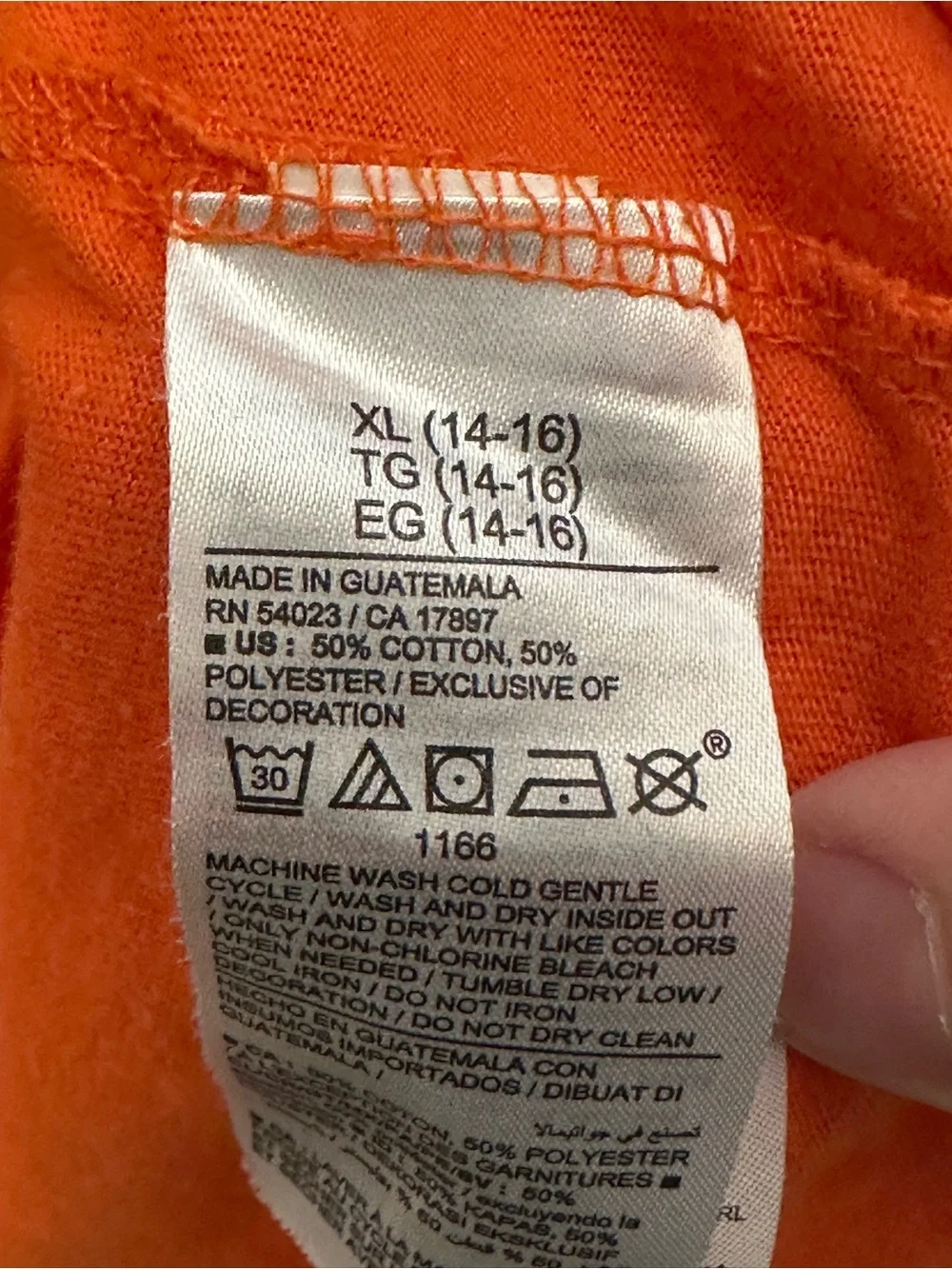 Next Level Orange Graphic Tee by Old Navy XL